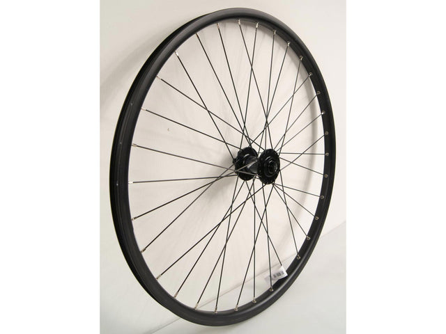 Connect forhjul 27,5" til skivebremse, 15x100 mm gennemgående aksel, sort – billede 1
