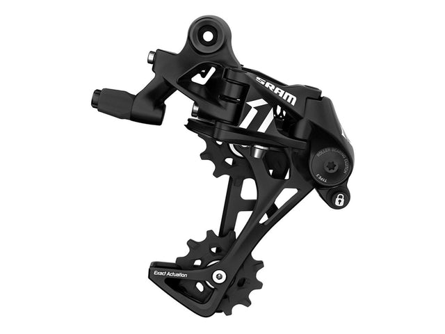 SRAM Apex 1 bagskifter 11-speed – langt bur i aluminium, sort – billede 1