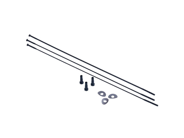 ZIPP CX-Sprint eger 226 mm, sort, 3 stk. inkl. nipler og skiver – billede 1
