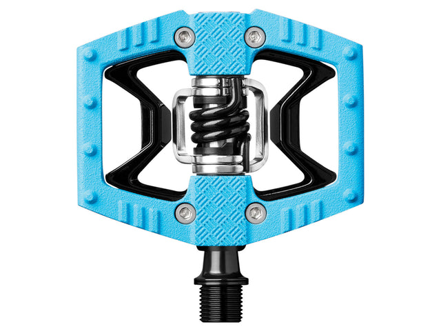 Crankbrothers Double Shot 2 kombipedaler flad/klik blå/sort/sølv – billede 1