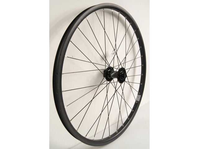 Connect forhjul 27,5" til skivebremse, 15x110 mm Boost, sort – billede 1
