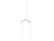 RockShox CSU til Rudy XPLR A1 (2022), 700c, 45 mm offset, lige 1 1/4", blank sort – billede 1