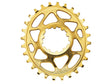 absoluteBLACK oval klinge 30T, Direct Mount til Shimano XTR M9100, guld – billede 1