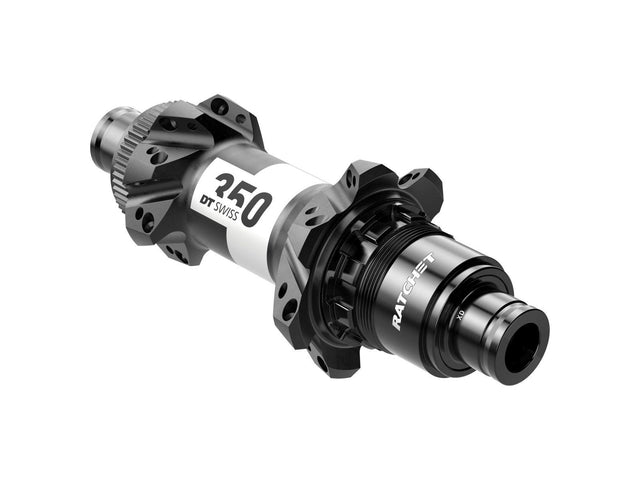 DT Swiss 350 baghjulsnav, Center Lock, 12x148 mm, SRAM XD, 28 huller, sort – billede 1