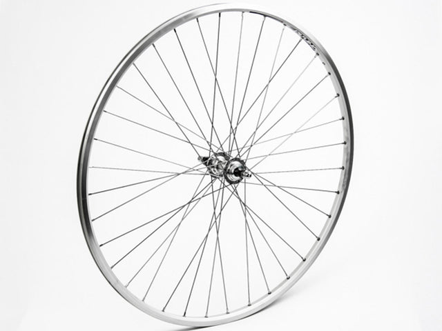 Connect baghjul 700c til fælgbremse, 7 gear skruekrans, massiv aksel, Chrina-fælg – billede 1