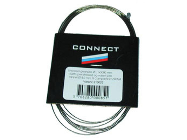 Connect gearkabel 3000 mm Ø1,1 mm rustfrit stål – billede 1