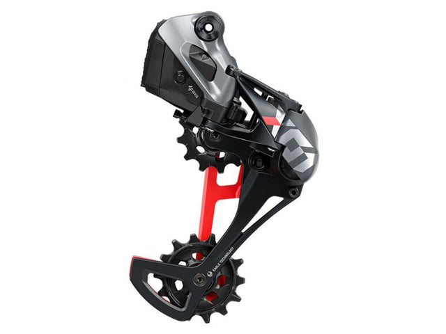 SRAM Eagle X01 AXS bagskifter 12 speed, Lunar, rød grafik – billede 1