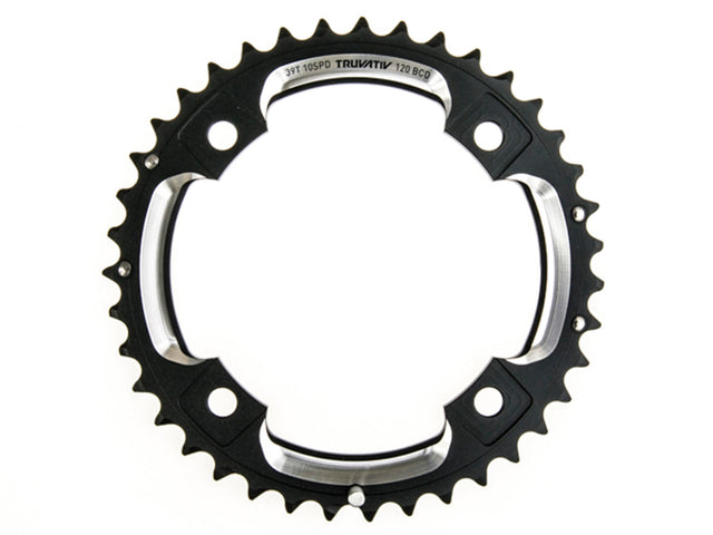 SRAM klinge 39T 120 BCD – yderklinge, 10-speed, BB30 (S-pin), sort – billede 1