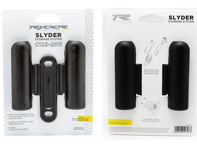 Ryder Slyder CO2-holder med base og 2 sleeves til 25 g – billede 1