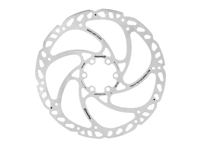 SwissStop Catalyst One bremseskive 6-bolt 180 mm – billede 1