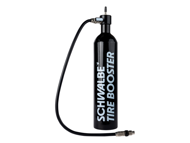 Schwalbe Tyre Booster tubeless-oppumper 11 bar/160 psi sort – billede 1