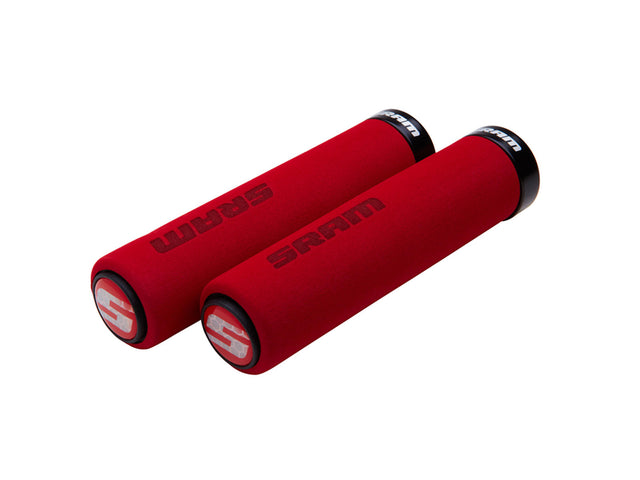 SRAM skum lock-on håndtag 129 mm rød – produktfoto