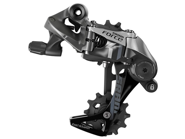 SRAM Force 1 Type 3.0 bagskifter 11 speed, langt bur, grå – billede 1
