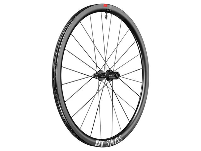DT Swiss ERC 1100 Dicut 35 700c baghjul, skivebremse, Center Lock, steckaksel 12x142 mm, 10/11 gear – billede 1