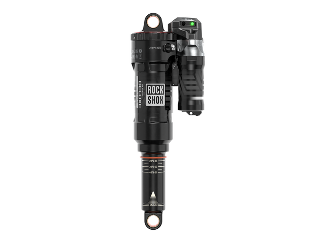 RockShox Super Deluxe Ultimate Flight Attendant bagdæmper 210x55, rebound 55, kompression 26, til Specialized Stumpjumper 15 (S2-S6) – billede 1