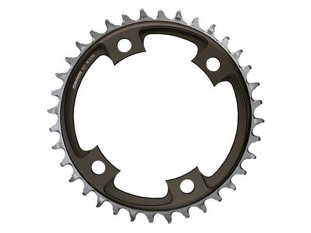 SRAM X-SYNC klinge 46T, 107 mm BCD, enkeltklinge, sort – billede 1