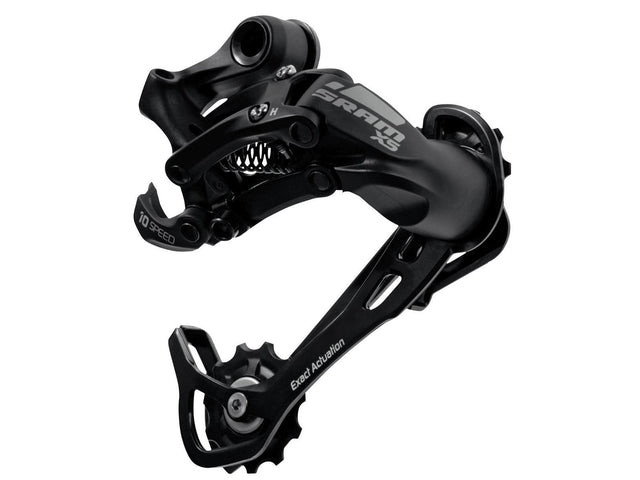 SRAM X5 bagskifter 10 speed, langt bur, sort – billede 1