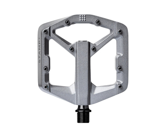 Crankbrothers flade pedaler Stamp 3 Small Magnesium grå – billede 1