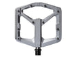 Crankbrothers flade pedaler Stamp 3 Large Magnesium grå – billede 1