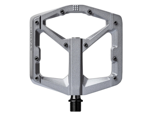 Crankbrothers flade pedaler Stamp 3 Large Magnesium grå – billede 1