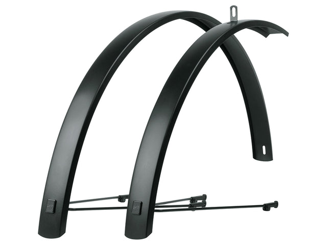 SKS Edge AL 46 skærmsæt i aluminium 28" sort – billede 1