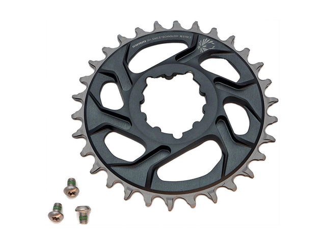 SRAM X-SYNC 2 klinge 30T Direct Mount, 6 mm offset, lunar/polargrå – billede 1
