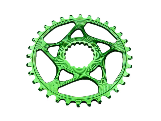 absoluteBLACK klinge 30T, Direct Mount til Cannondale, 5,7 mm offset, grøn – billede 1
