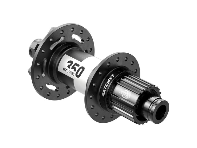 DT Swiss 350 bagnav, 32 huller, 12 x 148 mm, 6-bolt, Micro Spline 12 gear – billede 1