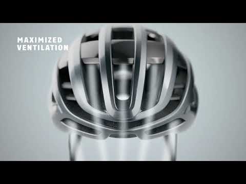 ABUS AirBreaker 2.0 Leo White cykelhjelm