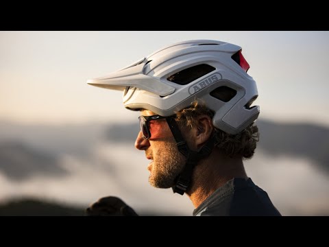 ABUS CliffHanger Alpine White cykelhjelm