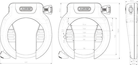 ABUS PRO AMPARO 4750S NR black