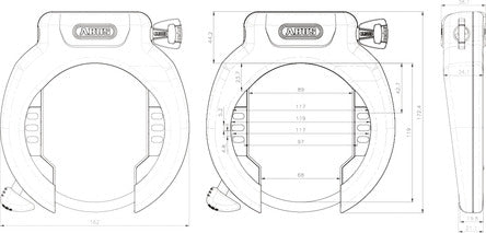 ABUS PRO AMPARO 4750XL NR black
