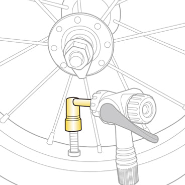 Topeak Ventiladapter Pressure-Rite Presta – billede 2