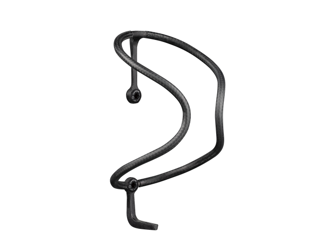 Topeak Flaskeholder Fezä Tubular Carbon 12gr. Sort – billede 1