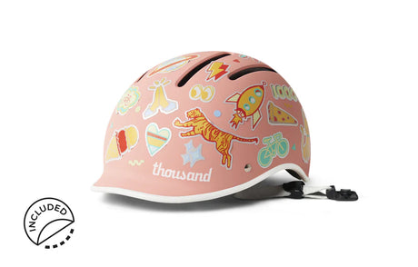 Thousand Jr. Børn - Power Pink Cykelhjelm