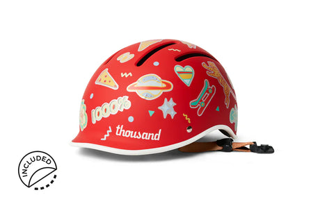 Thousand Jr. Børn - Rad Rød Cykelhjelm