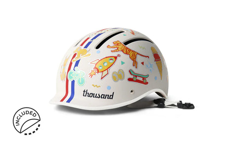 Thousand Jr. Børn - Speedway Creme Cykelhjelm