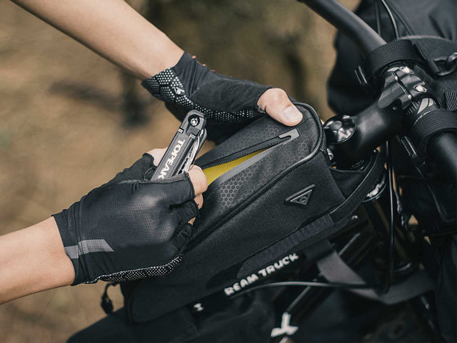 Topeak TopLoader monteret på bikepacking-cykel